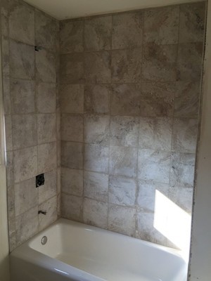 Tile Installation for Bathroom Remodel