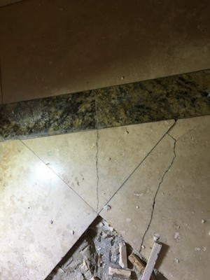 Replacing Cracked Tile La Crescenta CA