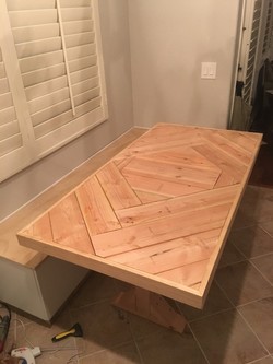 Custom Dining Table by Picture Perfect Handyman