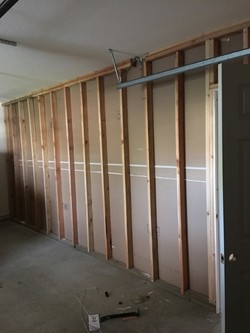 Interior Garage Drywall Installation Acton CA