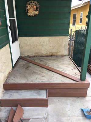 Before & After Porch / Deck Building in Sunland, CA (2)